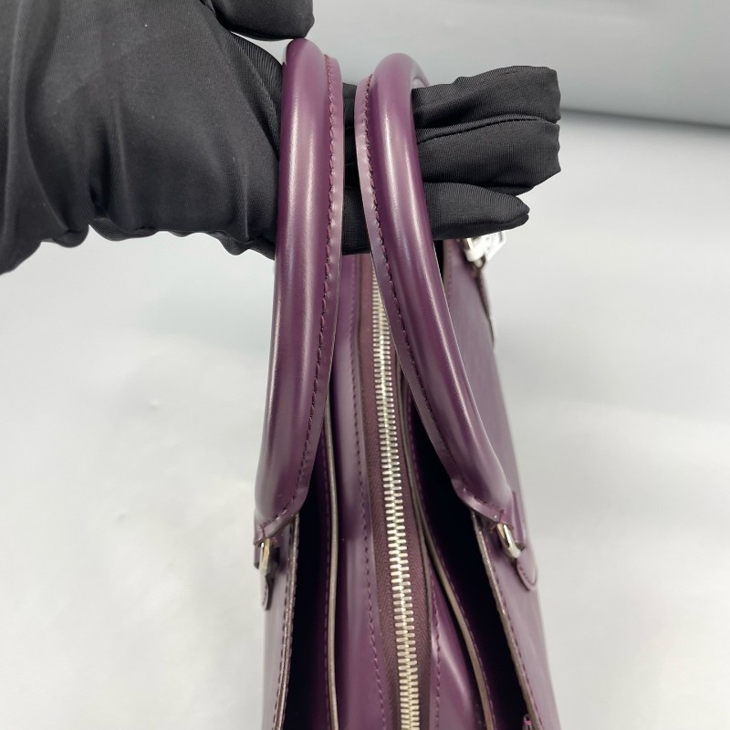 LV路易威登 紫色 epi水波纹保龄球 手提包-23