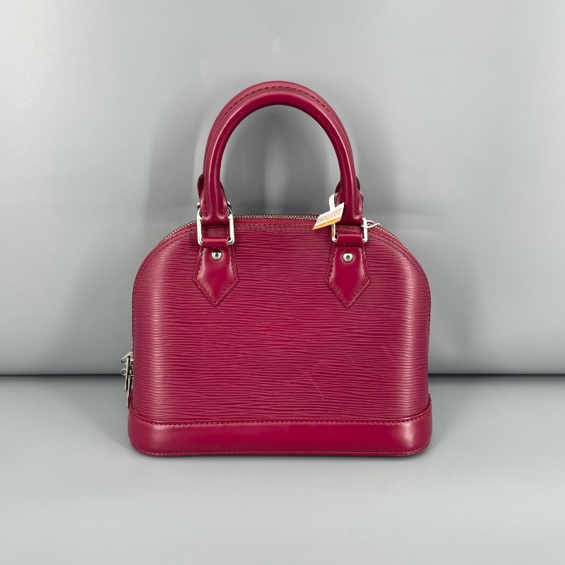 LV路易威登 alma bb水波纹紫紅色 手提包 肩背包-1