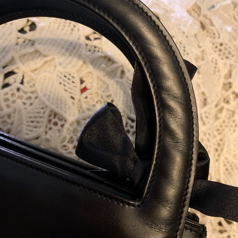 Celine黑銀Kelly 星球 皮革手提包 單肩背包 絕版中古包-35