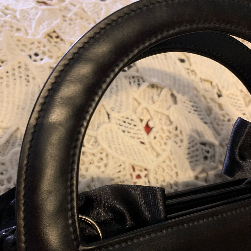 Celine黑銀Kelly 星球 皮革手提包 單肩背包 絕版中古包-36