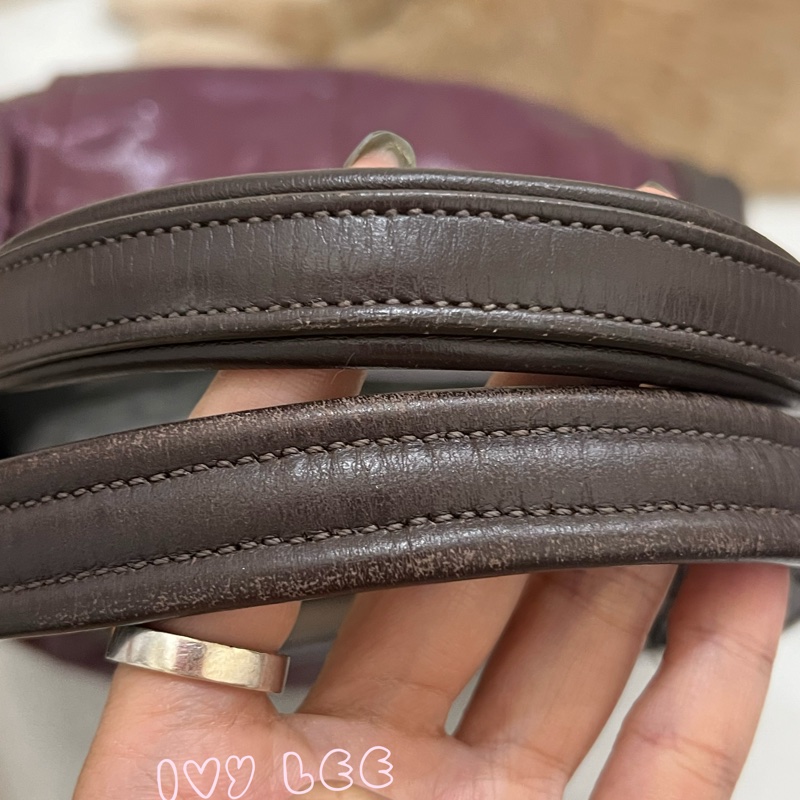 Tods G-Line Easy Sacca Grande 紫紅 斜背包 手提包 正品 二手精品-2