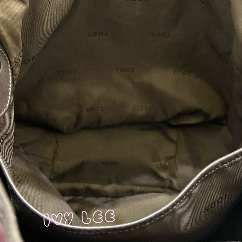 Tods G-Line Easy Sacca Grande 紫紅 斜背包 手提包 正品 二手精品-12