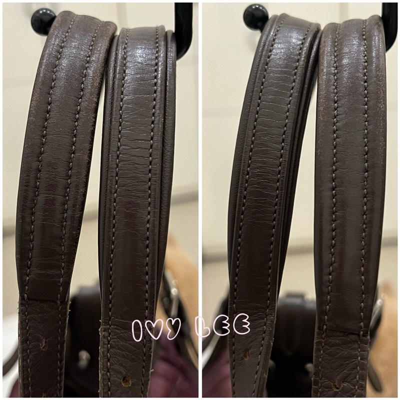 Tods G-Line Easy Sacca Grande 紫紅 斜背包 手提包 正品 二手精品-16