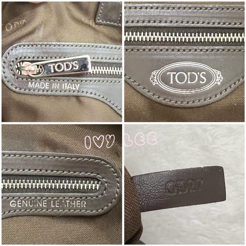 Tods G-Line Easy Sacca Grande 紫紅 斜背包 手提包 正品 二手精品-22