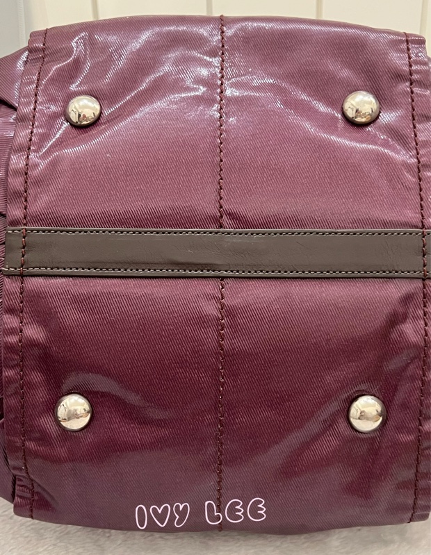 Tods G-Line Easy Sacca Grande 紫紅 斜背包 手提包 正品 二手精品-30