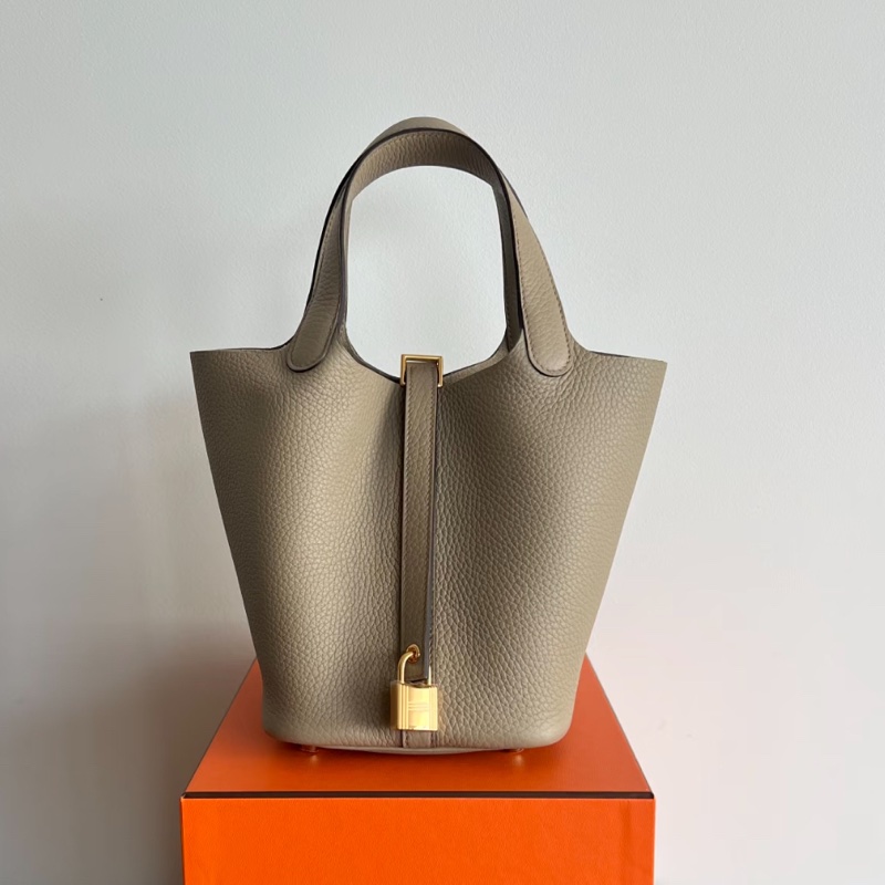 Hermes picotin 18 瑪爾法米菜籃子 8Q仙女色 🧚🏻‍♀️W刻 超甜低於櫃價囉-0