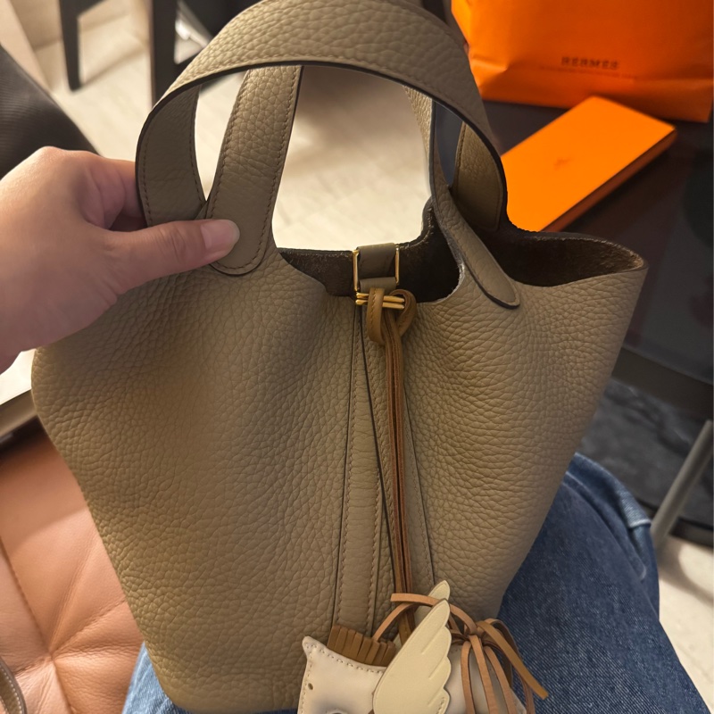 Hermes picotin 18 瑪爾法米菜籃子 8Q仙女色 🧚🏻‍♀️W刻 超甜低於櫃價囉-1