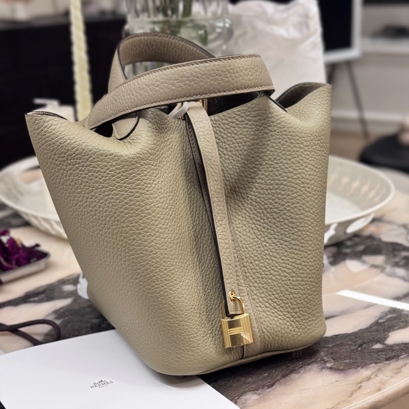 Hermes picotin 18 瑪爾法米菜籃子 8Q仙女色 🧚🏻‍♀️W刻 超甜低於櫃價囉-2