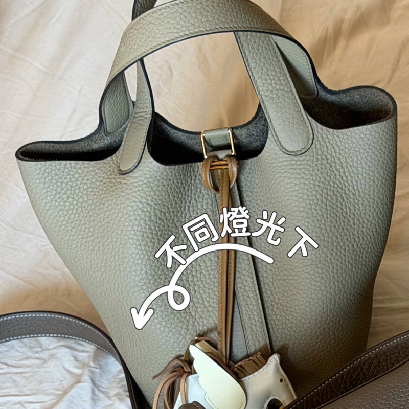 Hermes picotin 18 瑪爾法米菜籃子 8Q仙女色 🧚🏻‍♀️W刻 超甜低於櫃價囉-7