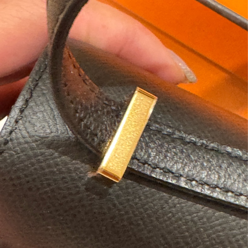 Hermes mini Constance 黑epson 玫瑰金扣-14