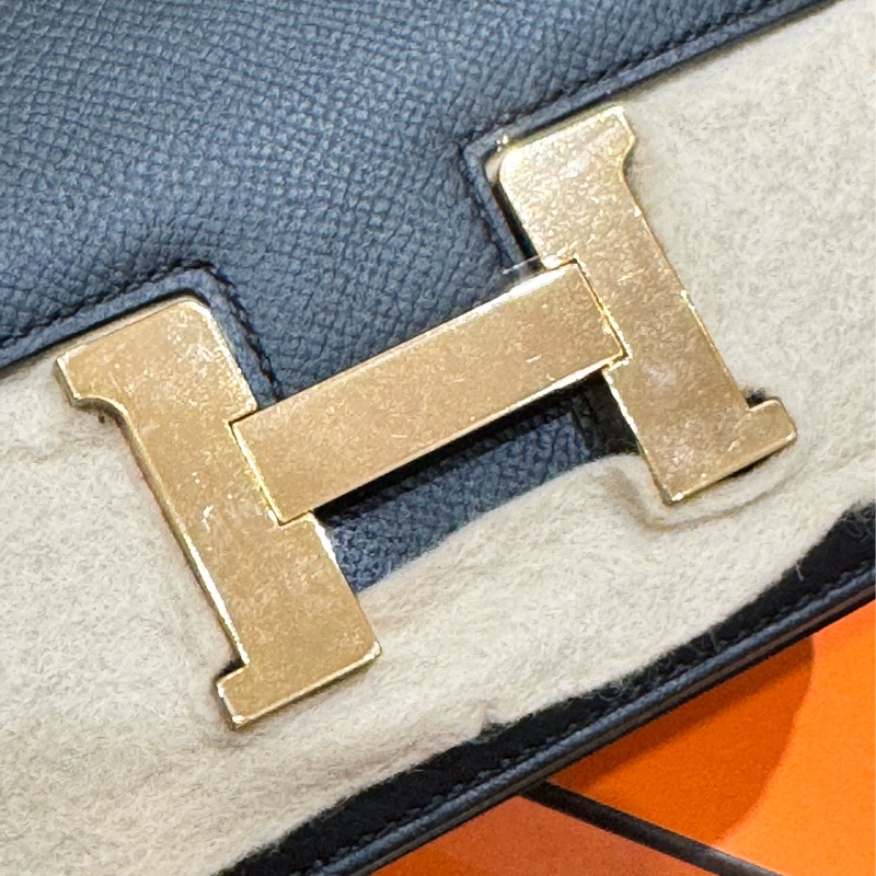 Hermes mini Constance 黑epson 玫瑰金扣-15