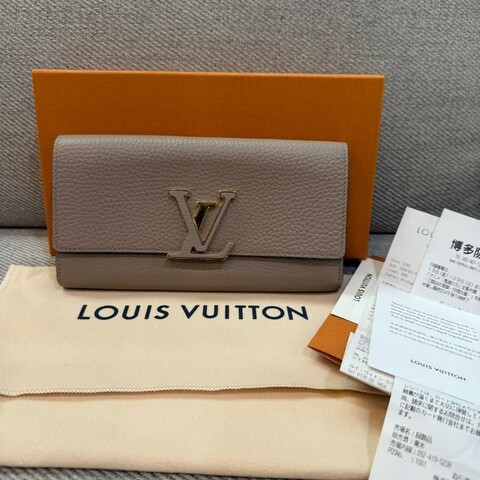 Lv capucines 長夾芯片款