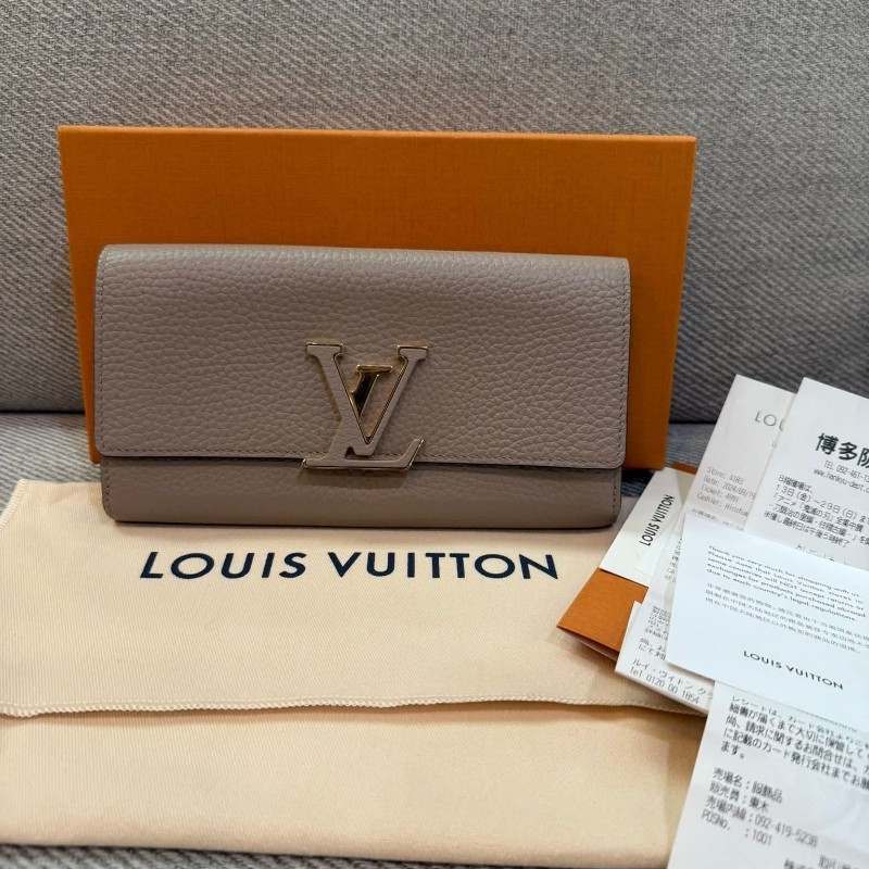 Lv capucines 長夾芯片款-25