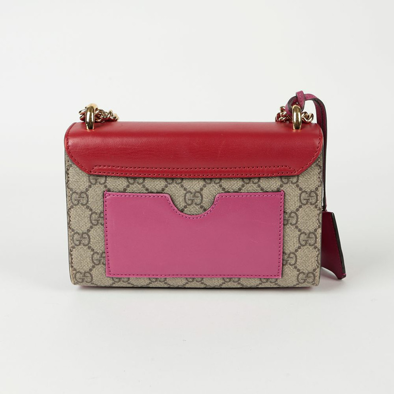 GUCCI 掛鎖小號鏈條單肩斜背包 409487-4