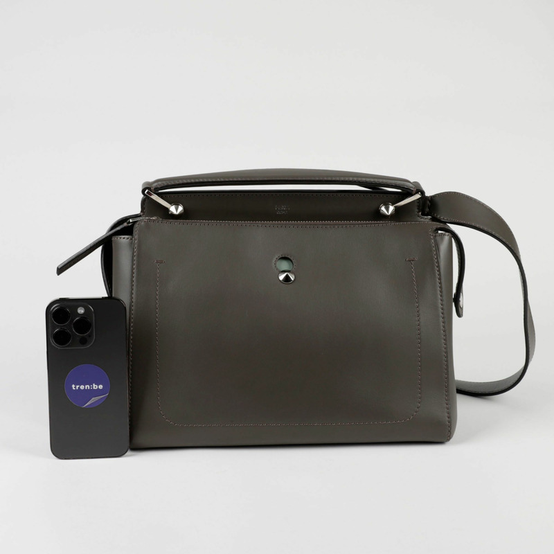 FENDI Dotcom 中型單肩托特包-9