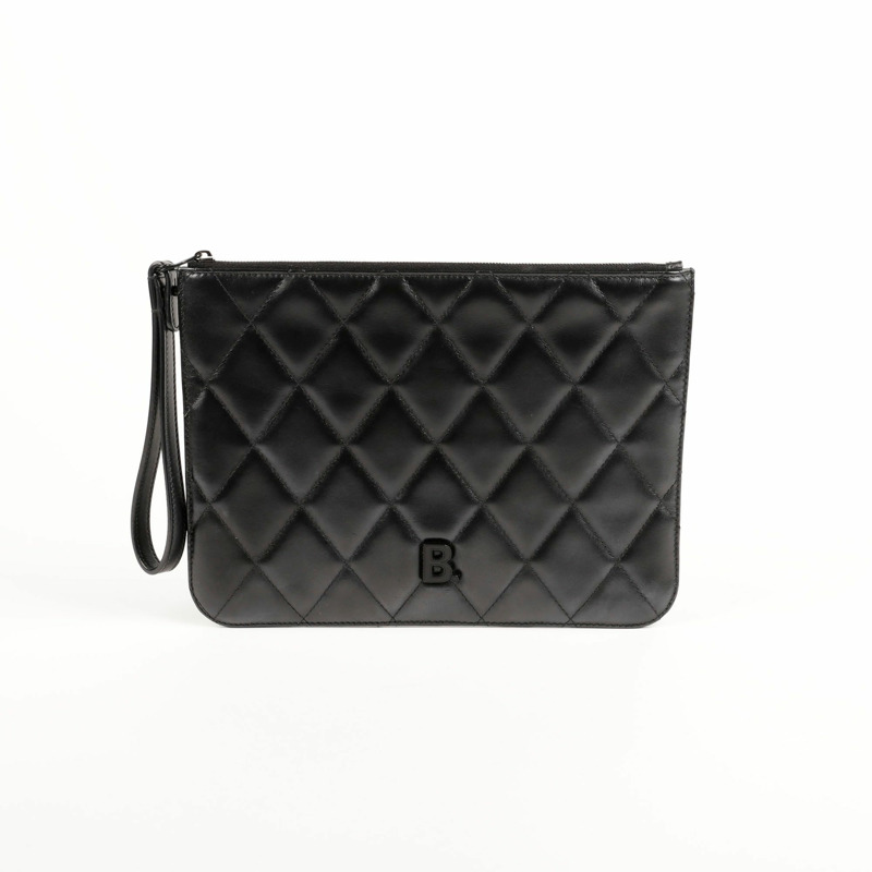 BALENCIAGA 617787 B 標誌絎縫手包-1