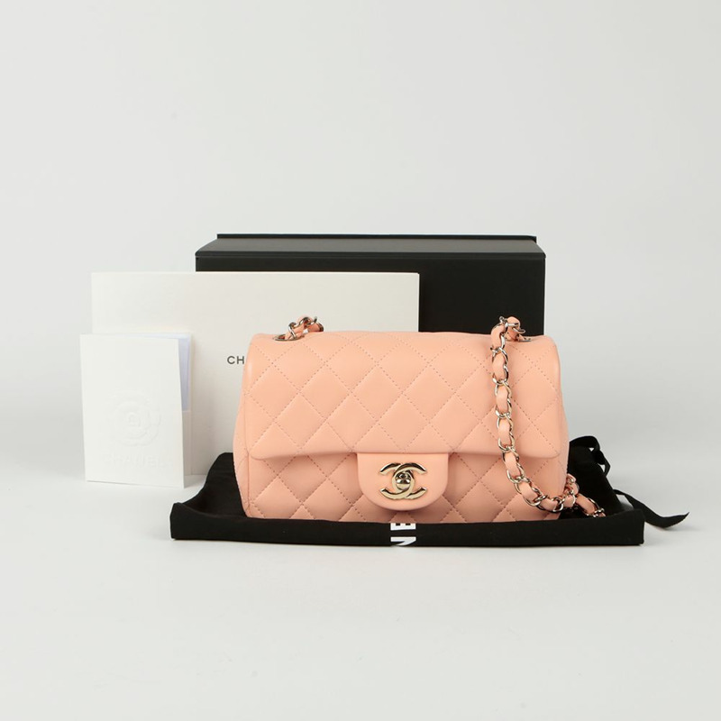 CHANEL 經典新款迷你翻蓋肩斜背包-0