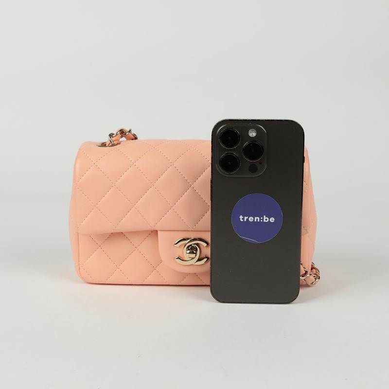 CHANEL 經典新款迷你翻蓋肩斜背包-7