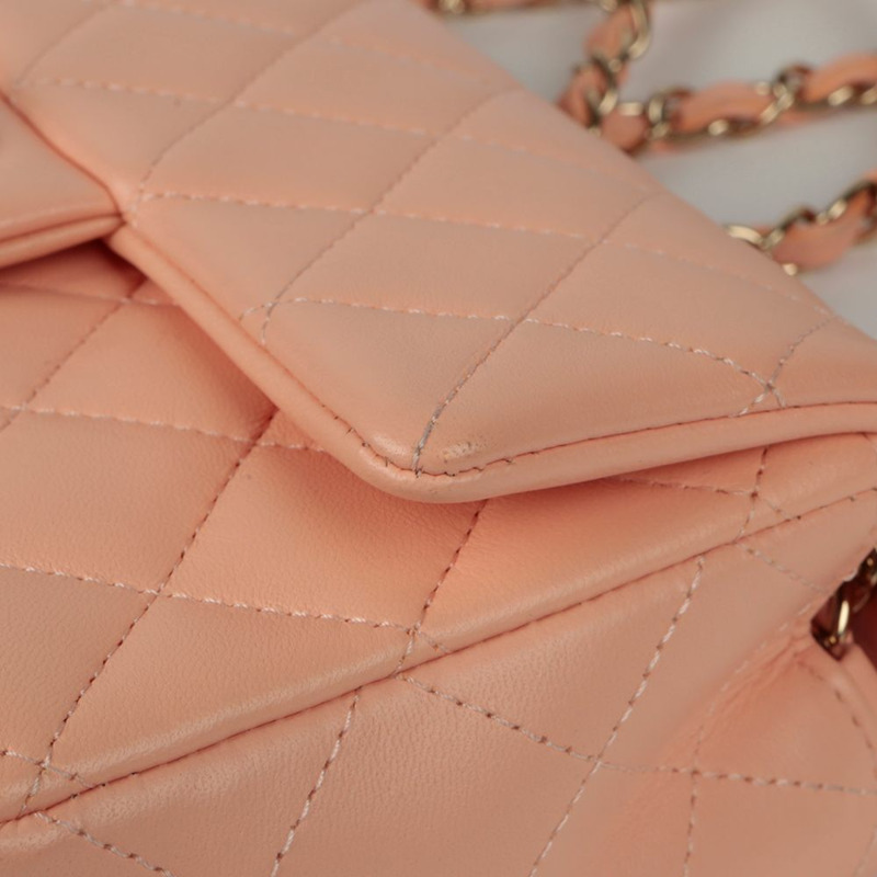 【包稅】CHANEL 經典新款迷你翻蓋肩斜背包-6