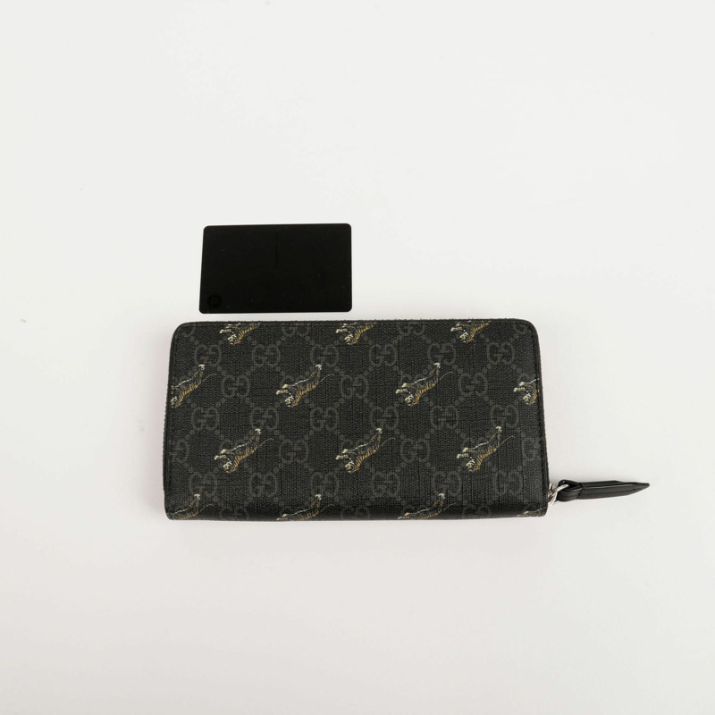 GUCCI 老虎印花長皮夾-7