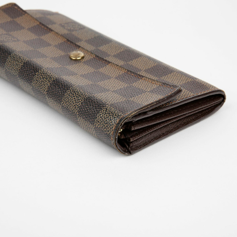 LOUIS VUITTON Sarah Wallet 長版皮夾-10