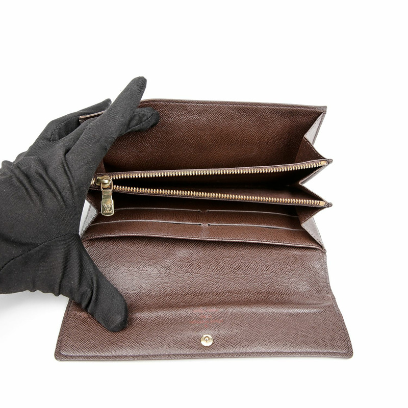 LOUIS VUITTON Sarah Wallet 長版皮夾-11