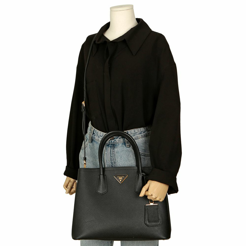 PRADA Duble 小型托特單肩包-13