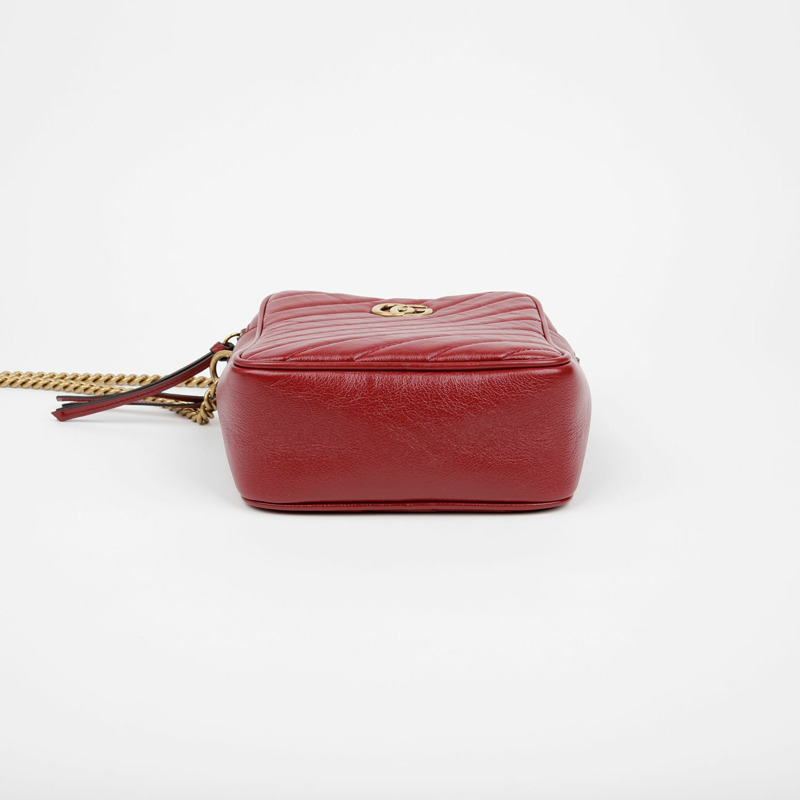 GUCCI 550155 GG Marmont 鏈條單肩斜背包-3