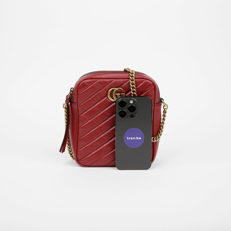 GUCCI 550155 GG Marmont 鏈條單肩斜背包-4