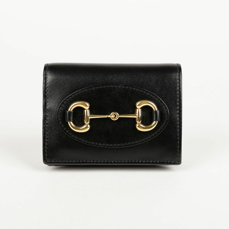 GUCCI Horsebit 1955 卡包錢包 621887-1