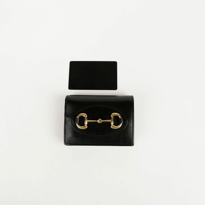 GUCCI Horsebit 1955 卡包錢包 621887-8