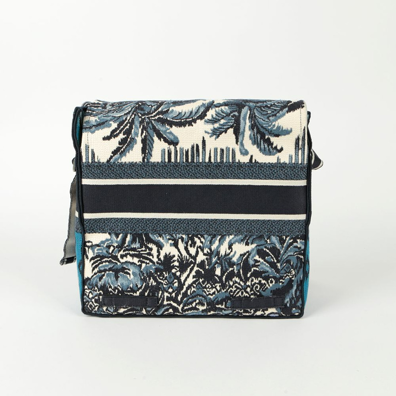 【包稅】DIOR 刺繡棕櫚樹圖案露營斜背包-3