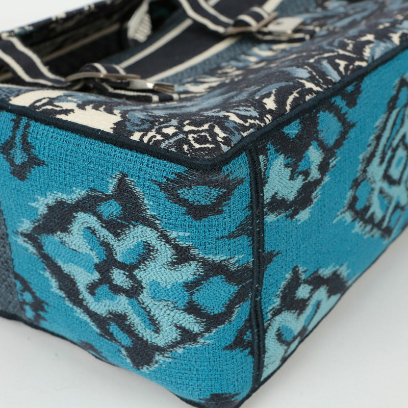 【包稅】DIOR 刺繡棕櫚樹圖案露營斜背包-7