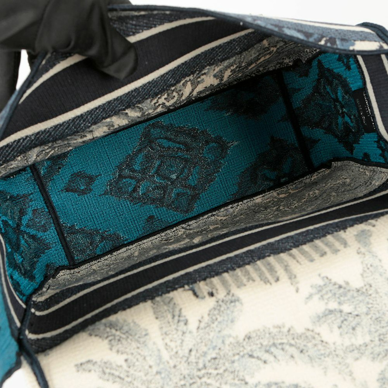 【包稅】DIOR 刺繡棕櫚樹圖案露營斜背包-10