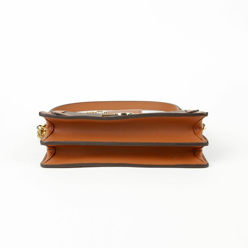 LOUIS VUITTON 海豚字母帆布肩背包 MM 尺寸-5