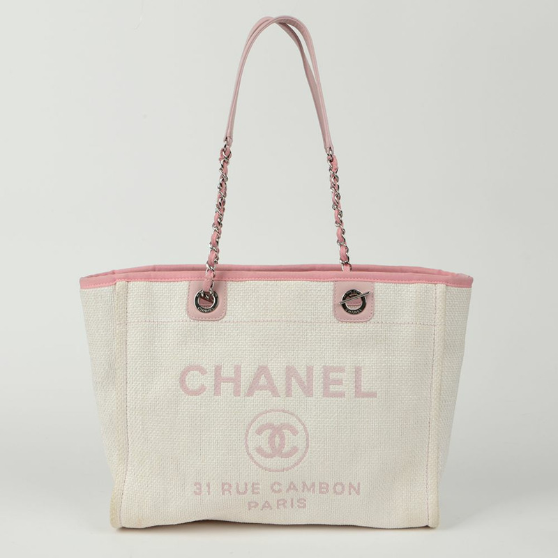 CHANEL Deauville 中型托特單肩包-0