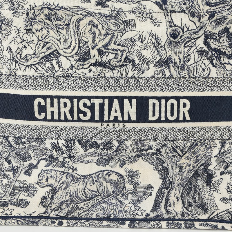 DIOR Toile de Jouy 刺繡書本托特大號托特包-2