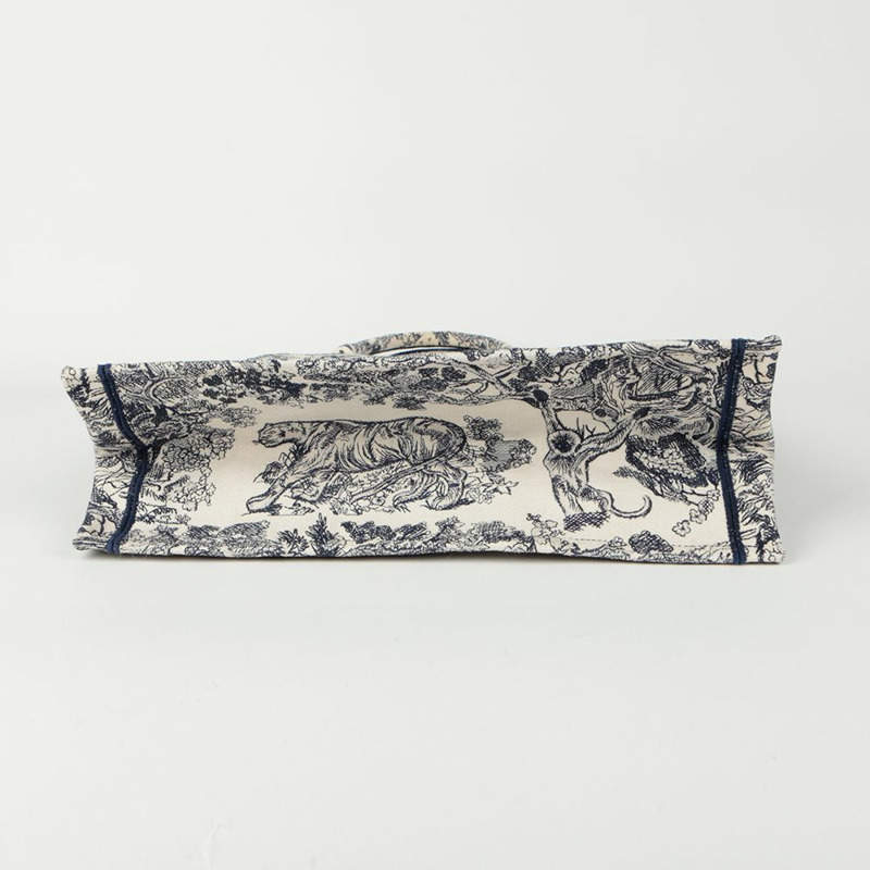 DIOR Toile de Jouy 刺繡書本托特大號托特包-5