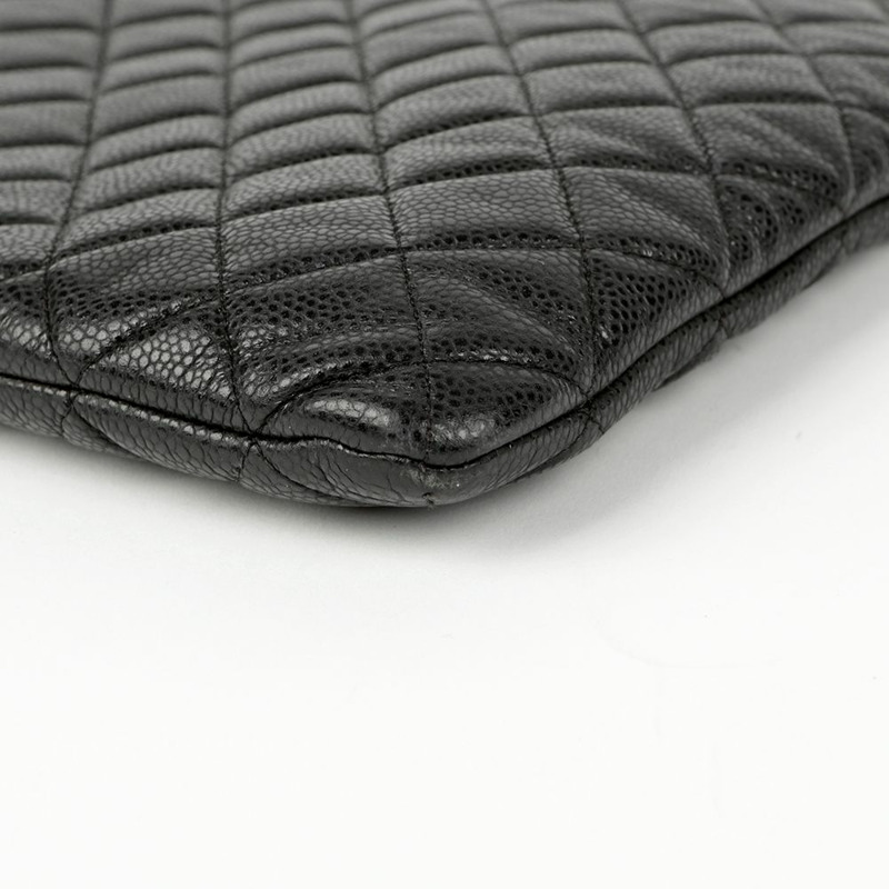 CHANEL Caviar Skin 經典大手拿包 A82552-5