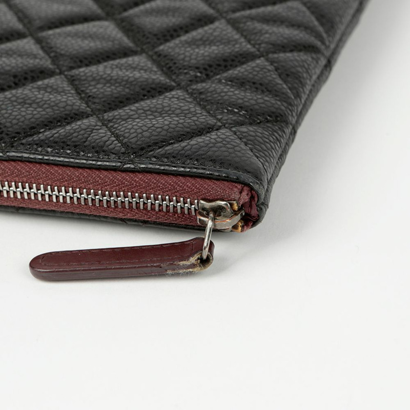 CHANEL Caviar Skin 經典大手拿包 A82552-7