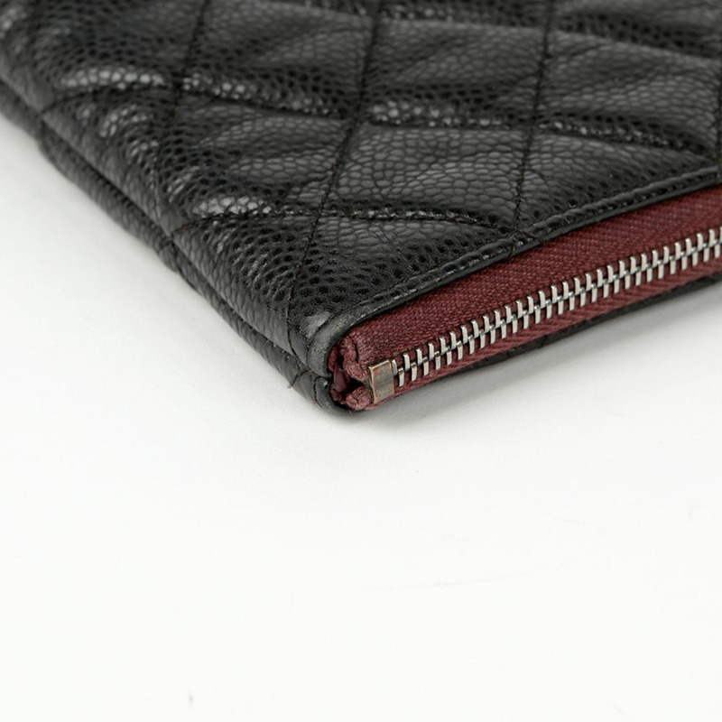 CHANEL Caviar Skin 經典大手拿包 A82552-8