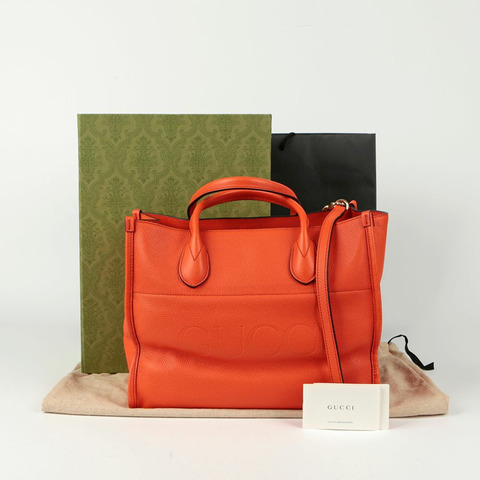 GUCCI Logo小號手提單肩包