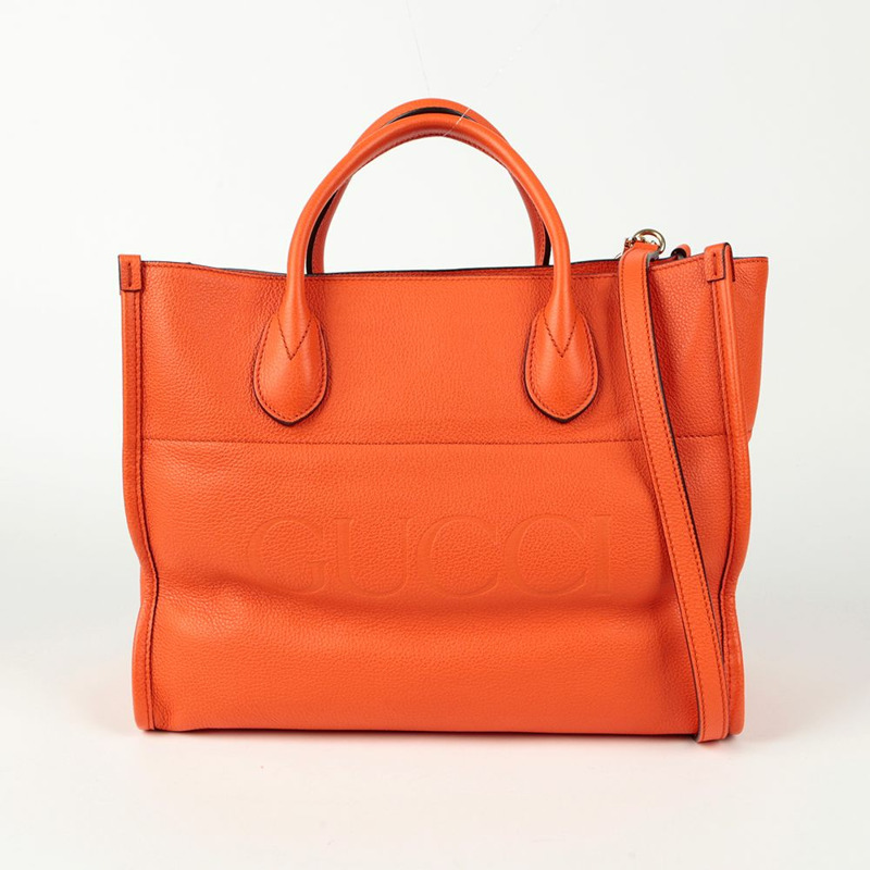 【包稅】GUCCI Logo小號手提單肩包-1