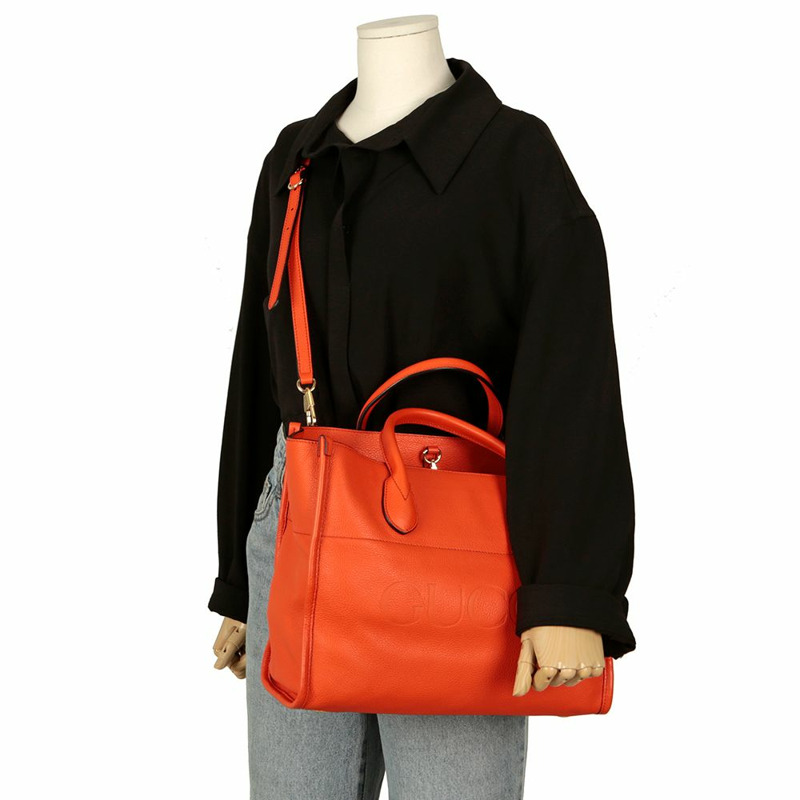 【包稅】GUCCI Logo小號手提單肩包-8