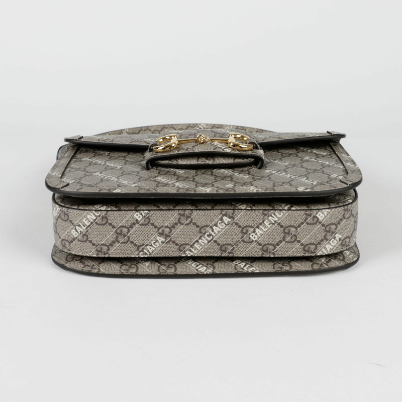 GUCCI Balenciaga Hacker Project Horsebit 1955 小號單肩包 602204-6