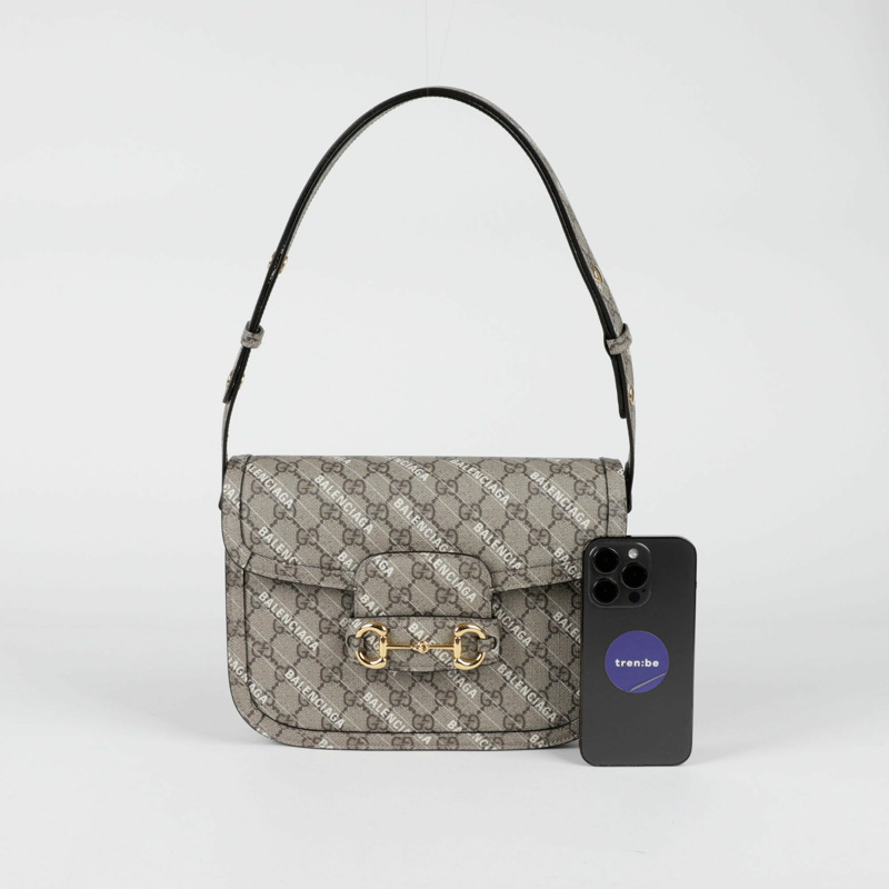 GUCCI Balenciaga Hacker Project Horsebit 1955 小號單肩包 602204-7