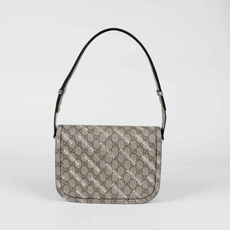 【包稅】GUCCI Balenciaga Hacker Project Horsebit 1955 小號單肩包 602204-3