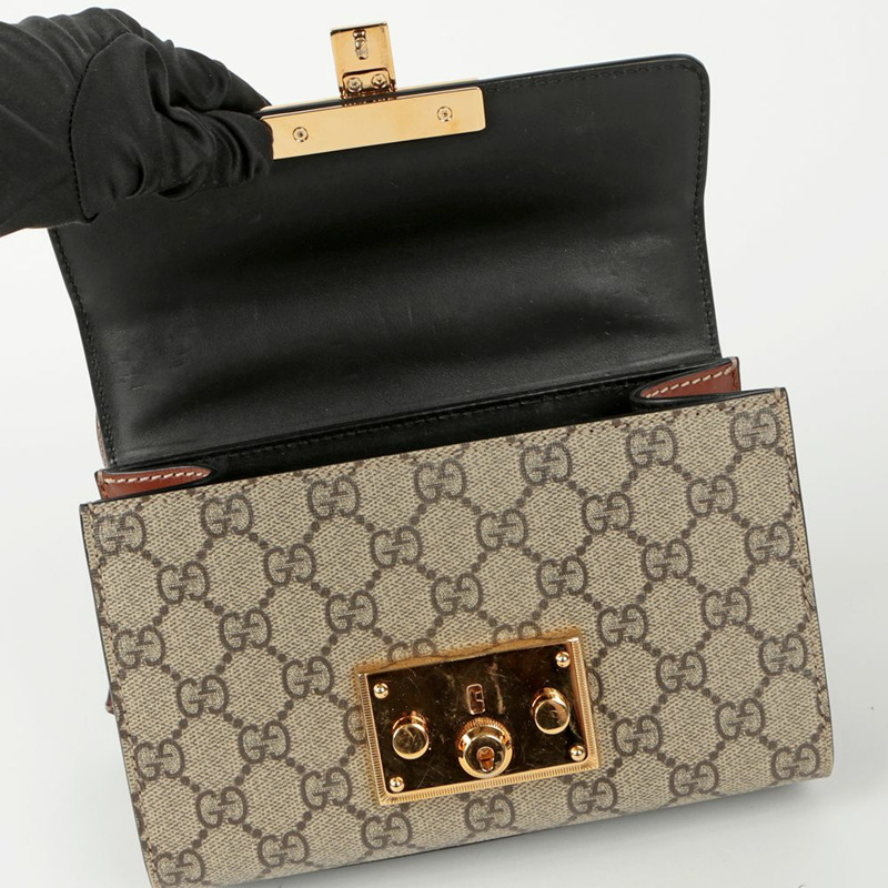 GUCCI Paddlelock 小號斜背單肩包-9