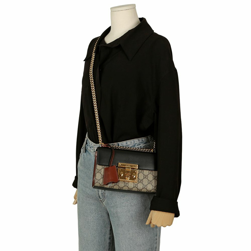 【包稅】GUCCI 槳形鎖扣小號肩斜背包-13