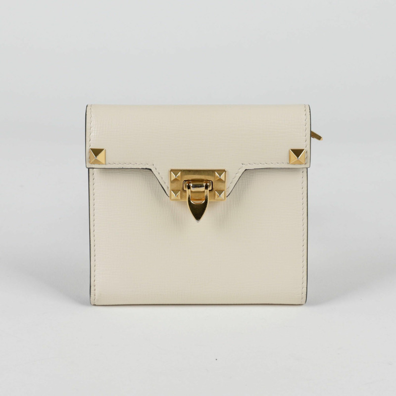 VALENTINO Rockstud 緊湊型皮夾-0